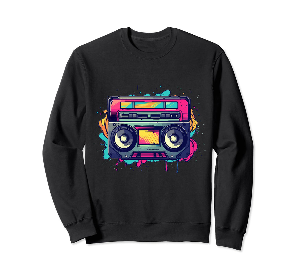 80S Cassette Tape 80S Fan Sweatshirt - Aesthetic Graphic Men Women - T-Shirt, Sweatshirt, Hoodie