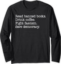 Fight Fascism Save Democracy - Adult & Kids T-Shirts, Sweatshirts & Hoodies apparel design preview 1