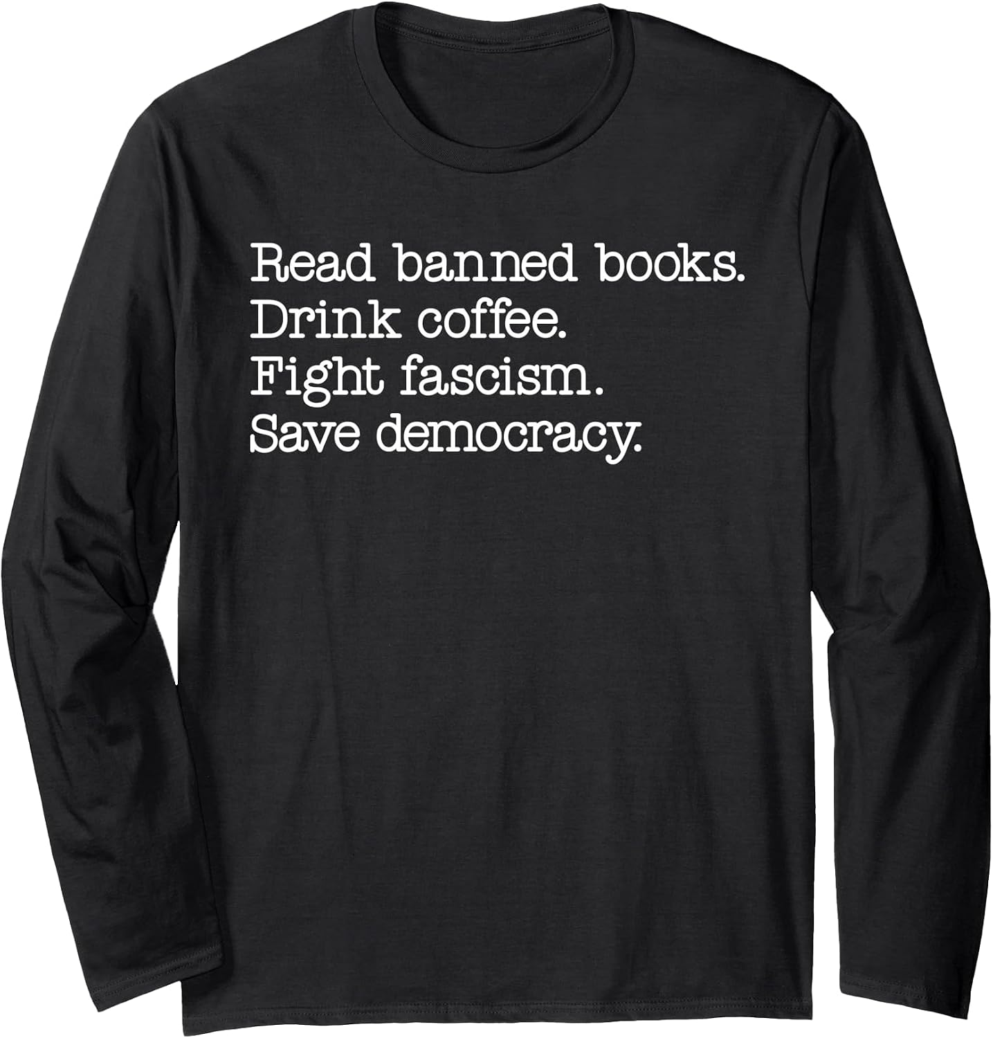 Fight Fascism Save Democracy - Adult & Kids T-Shirts, Sweatshirts & Hoodies apparel design preview 1