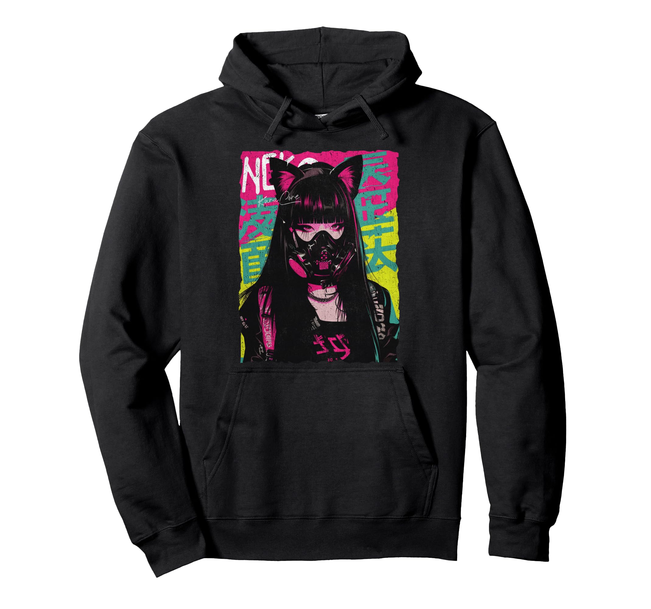 Japan Streetwear Cyberpunk Y2K Techwear Hoodie - Custom Art Print Unisex - T-Shirt, Sweatshirt, Hoodie