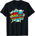 Art Is My Superpower Comic Artist Superhero - Adult & Kids T-Shirts, Sweatshirts & Hoodies apparel design preview 1