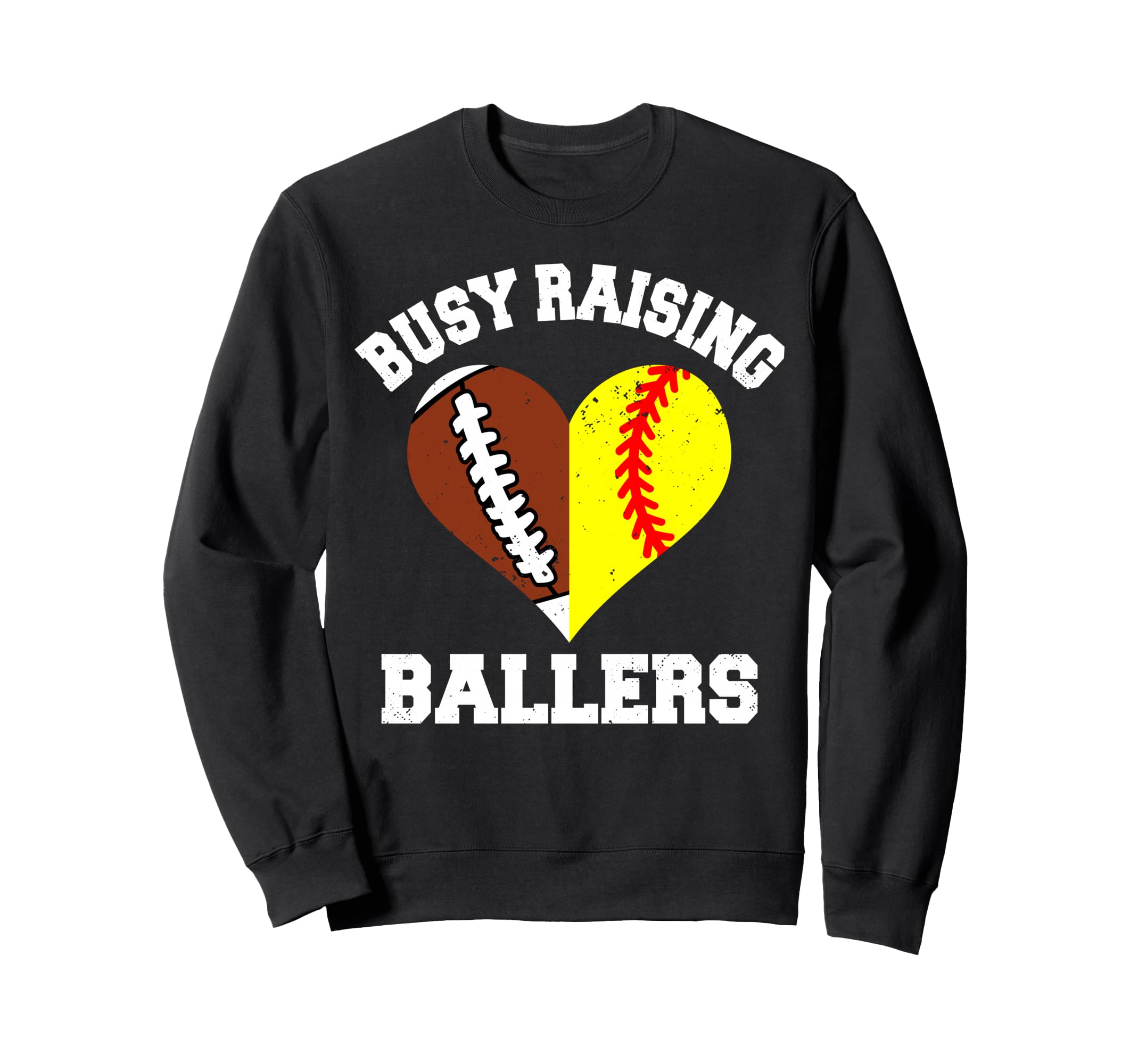 Busy Raising Ballers Football Sweatshirt - Custom Art Print for Adults - T-Shirt, Sweatshirt, Hoodie