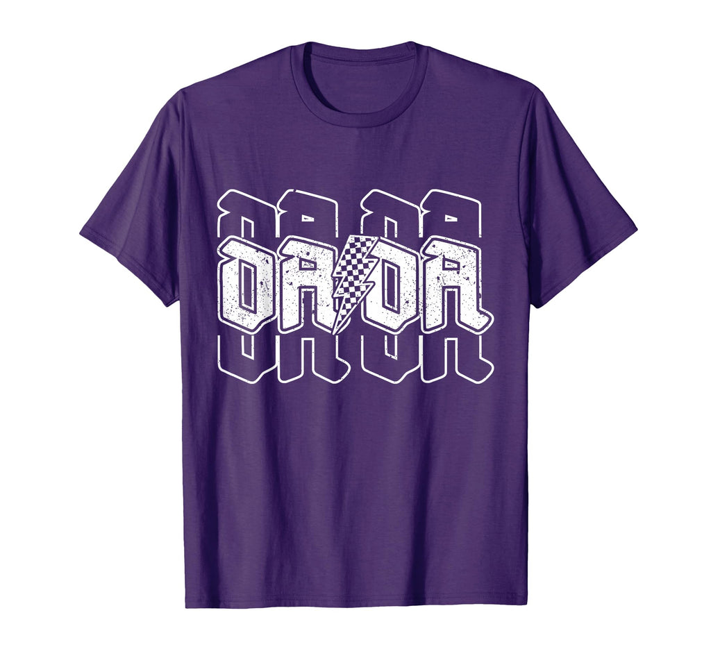Checkered Dada Lightning Bolt T-Shirt - Aesthetic Graphic for Adults - T-Shirt, Sweatshirt, Hoodie