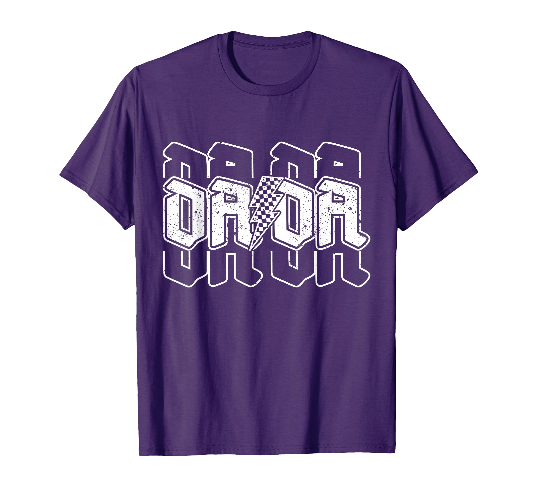 Checkered Dada Lightning Bolt T-Shirt - Aesthetic Graphic for Adults - T-Shirt, Sweatshirt, Hoodie