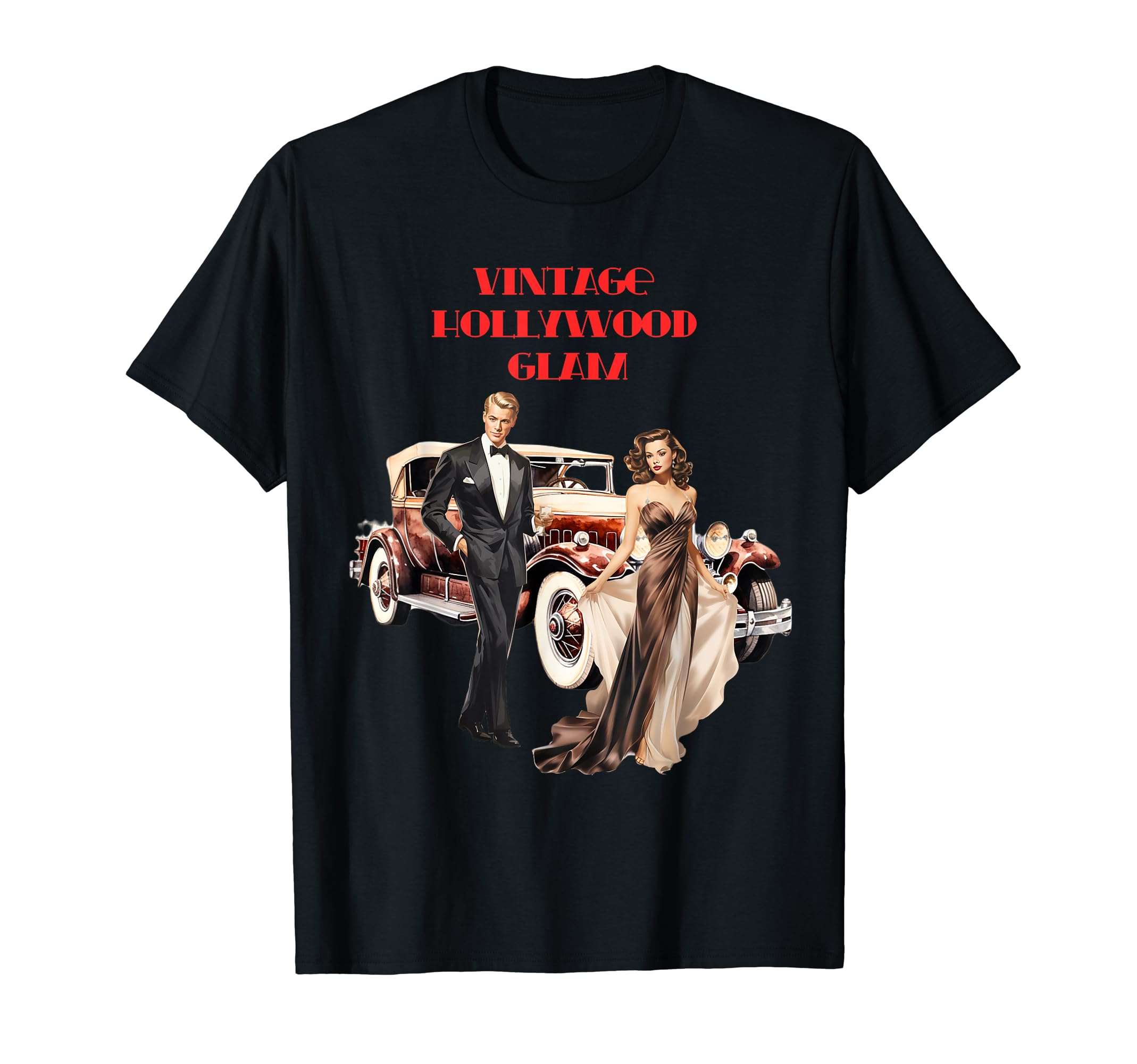 Hollywood Glam T-Shirt - Aesthetic Graphic Men Women - T-Shirt, Sweatshirt, Hoodie