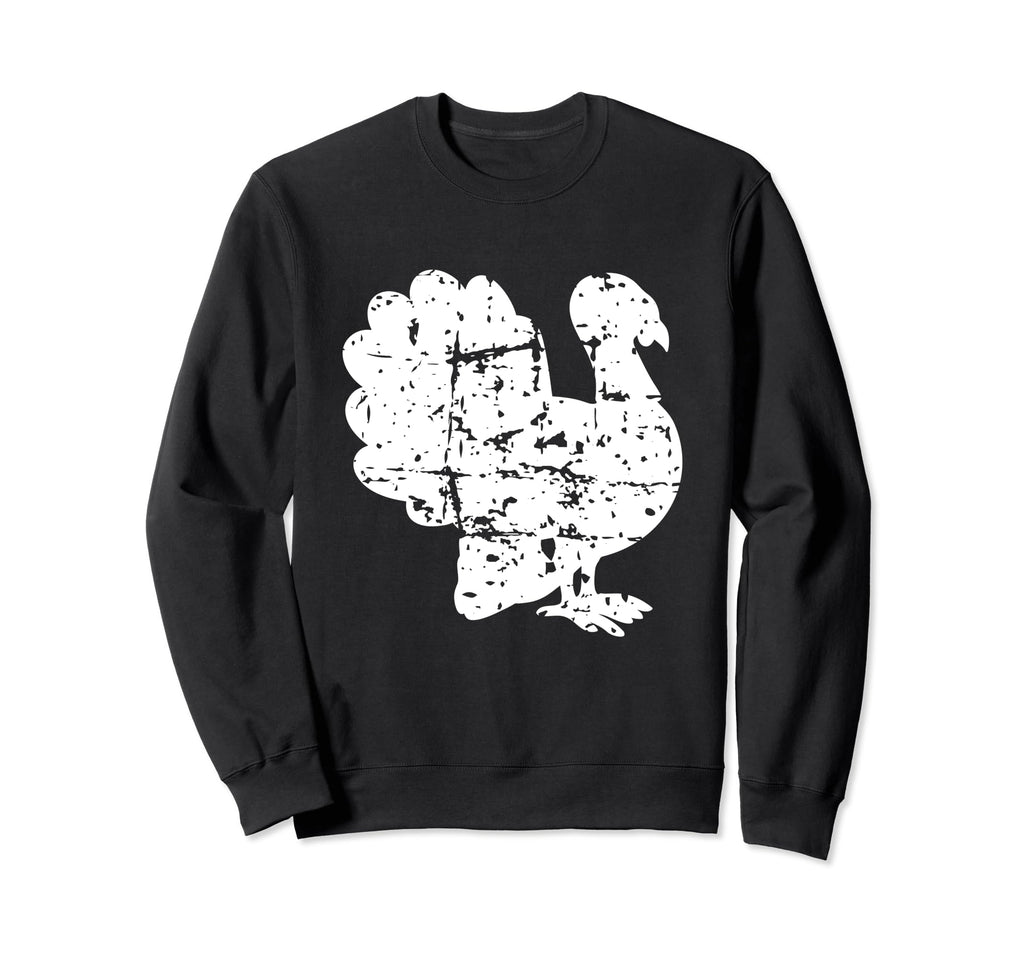 Distressed Happy Thanksgiving Sweatshirt - Casual Everyday Wear Unisex - T-Shirt, Sweatshirt, Hoodie