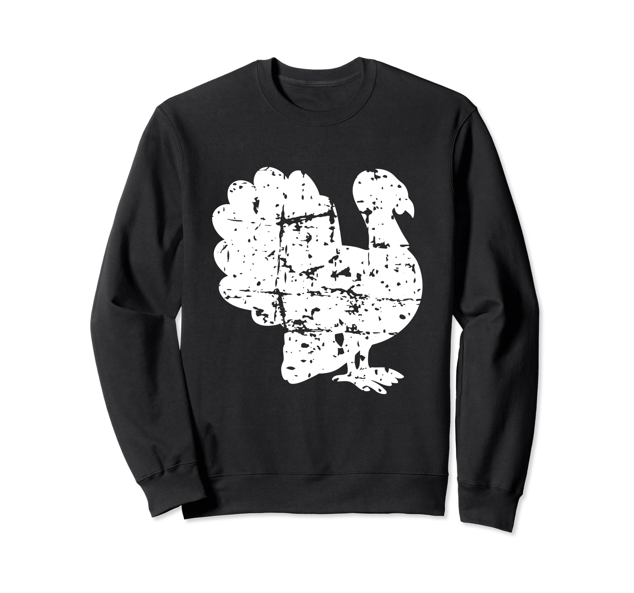 Distressed Happy Thanksgiving Sweatshirt - Casual Everyday Wear Unisex - T-Shirt, Sweatshirt, Hoodie
