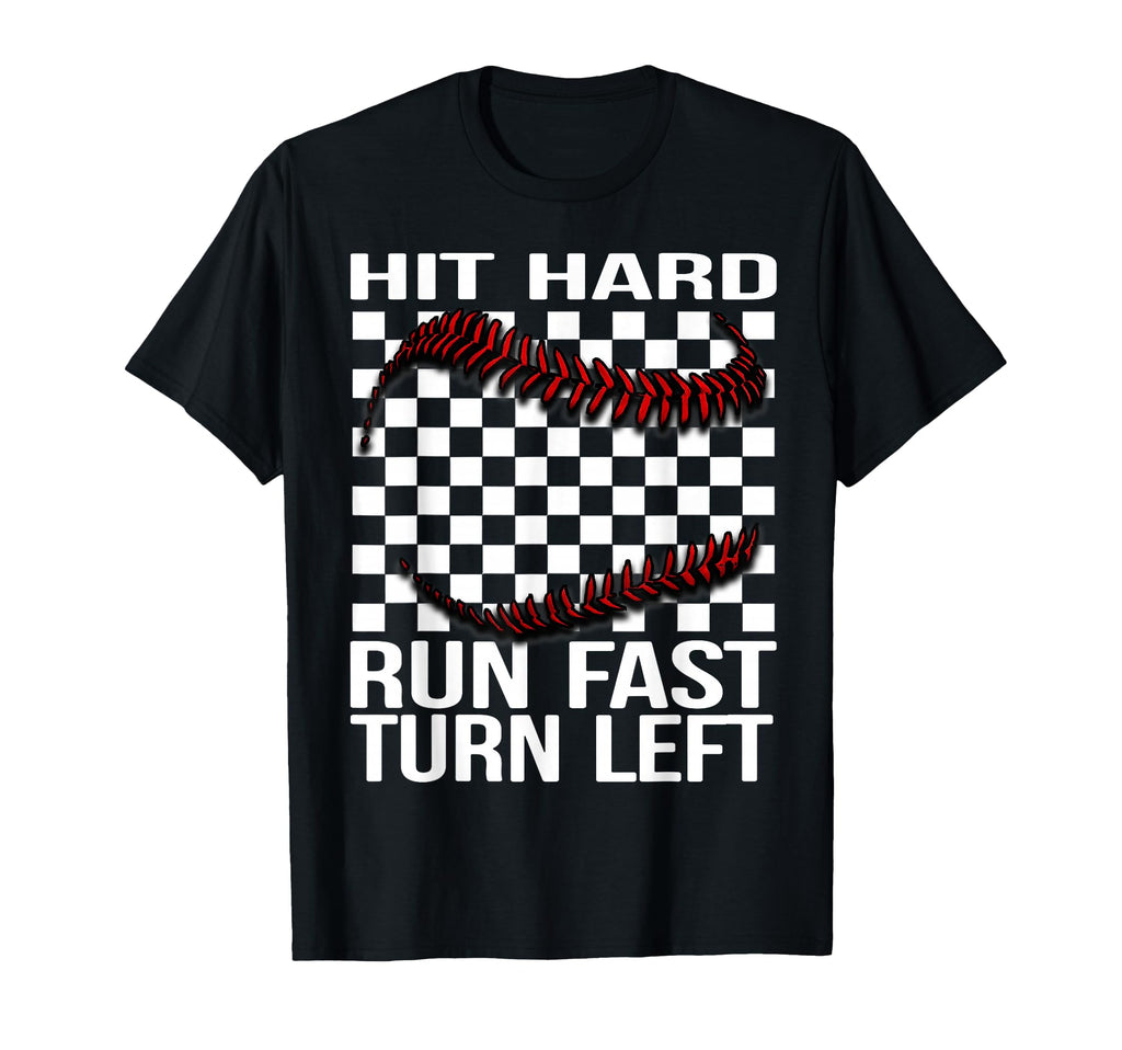 Baseball Sister Hit Hard Run Fast T-Shirt - Custom Art Print for Adults - T-Shirt, Sweatshirt, Hoodie