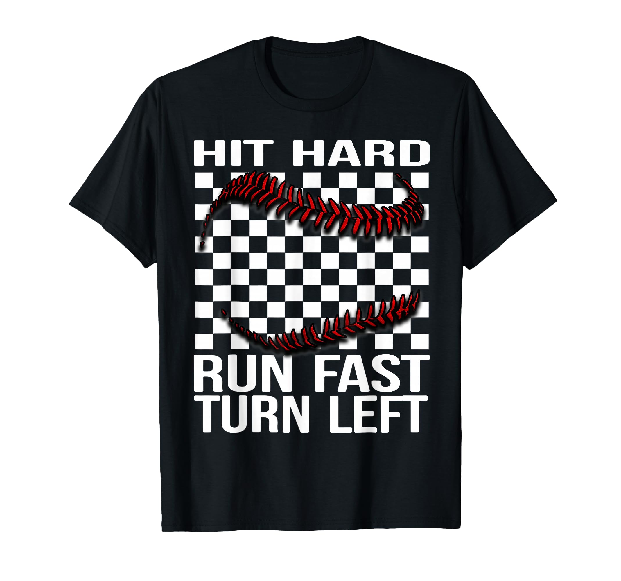 Baseball Sister Hit Hard Run Fast T-Shirt - Custom Art Print for Adults - T-Shirt, Sweatshirt, Hoodie