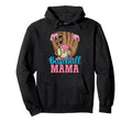 Baseball Mama Funny Game Day Ice Cream Hoodie - Fun Novelty Design Unisex - T-Shirt, Sweatshirt, Hoodie