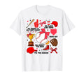 Baseball Coquette Bow Game Day Baseball Mama T-Shirt - Graphic Print Unisex - T-Shirt, Sweatshirt, Hoodie