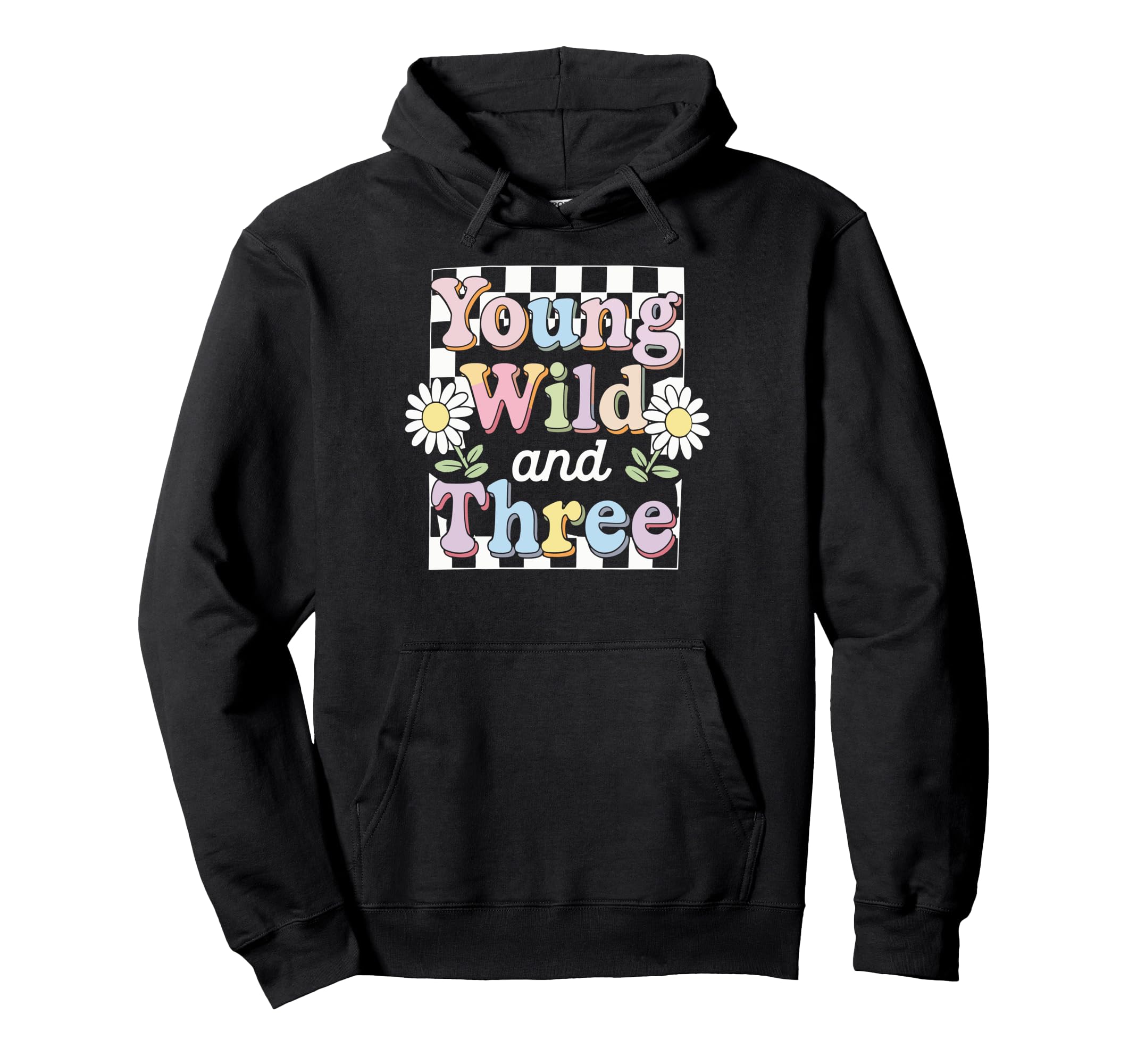 Young Wild And Three Florals Pastel Hoodie - Streetwear Style for Adults - T-Shirt, Sweatshirt, Hoodie