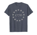 13 Star Betsy Ross Distressed T-Shirt - Streetwear Style for Adults - T-Shirt, Sweatshirt, Hoodie