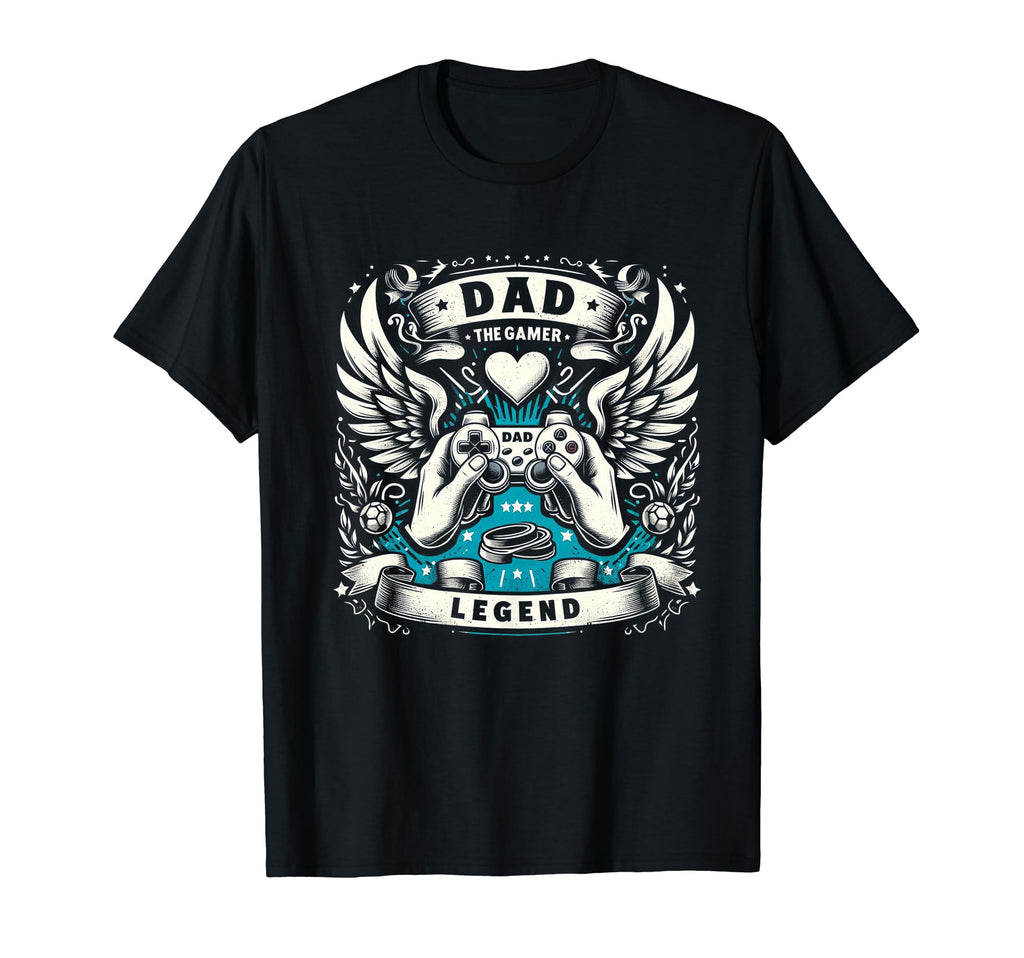 Gamer Dad Game Controller Gaming T-Shirt - Streetwear Style for Adults - T-Shirt, Sweatshirt, Hoodie