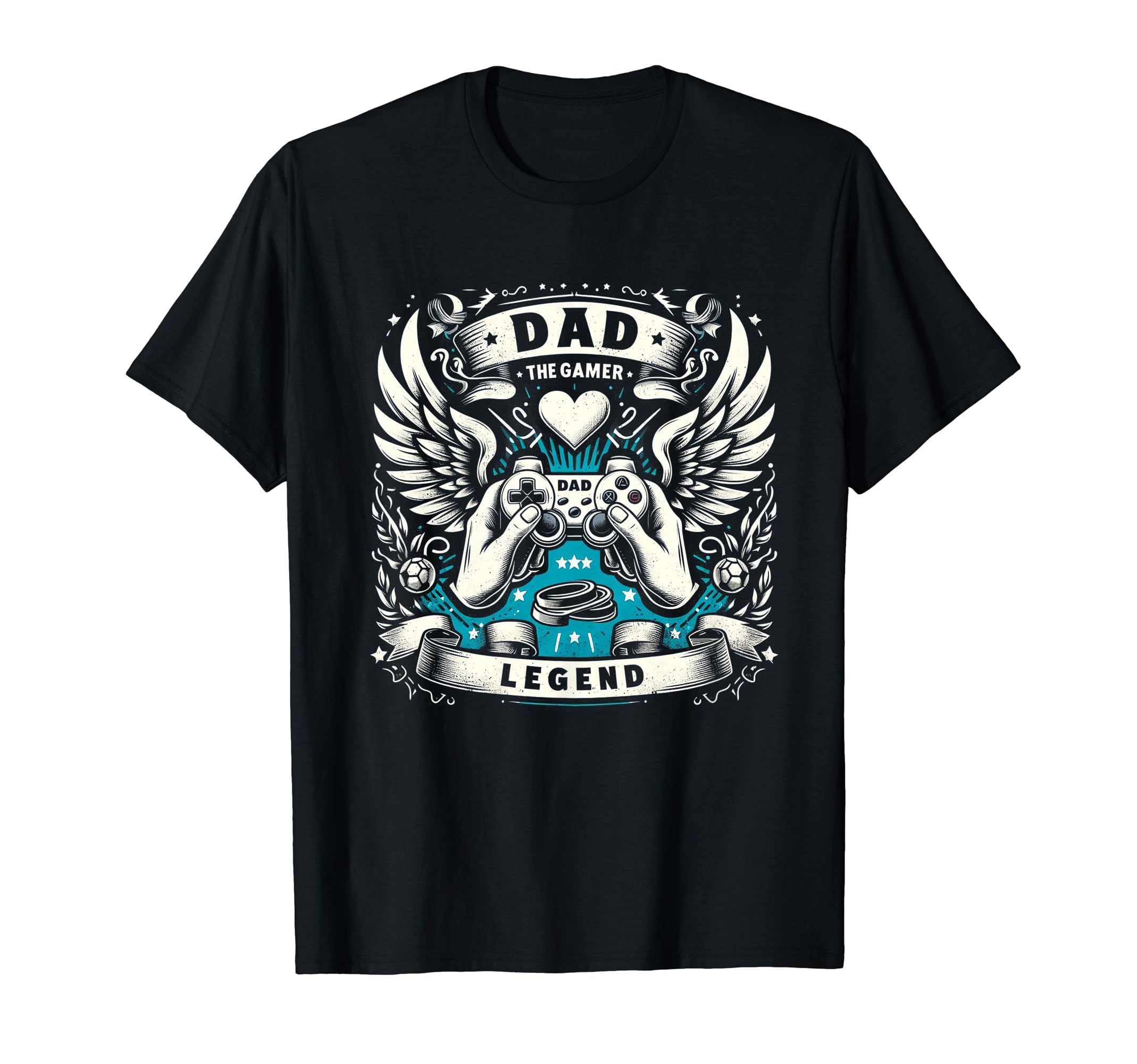 Gamer Dad Game Controller Gaming T-Shirt - Streetwear Style for Adults - T-Shirt, Sweatshirt, Hoodie