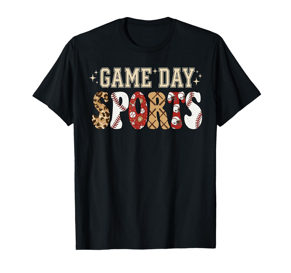 Game Day Baseball Softball Heart T-Shirt - Aesthetic Graphic for Adults - T-Shirt, Sweatshirt, Hoodie