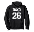 Number 26 Players Biggest Fan Hoodie - Custom Art Print for Adults - T-Shirt, Sweatshirt, Hoodie