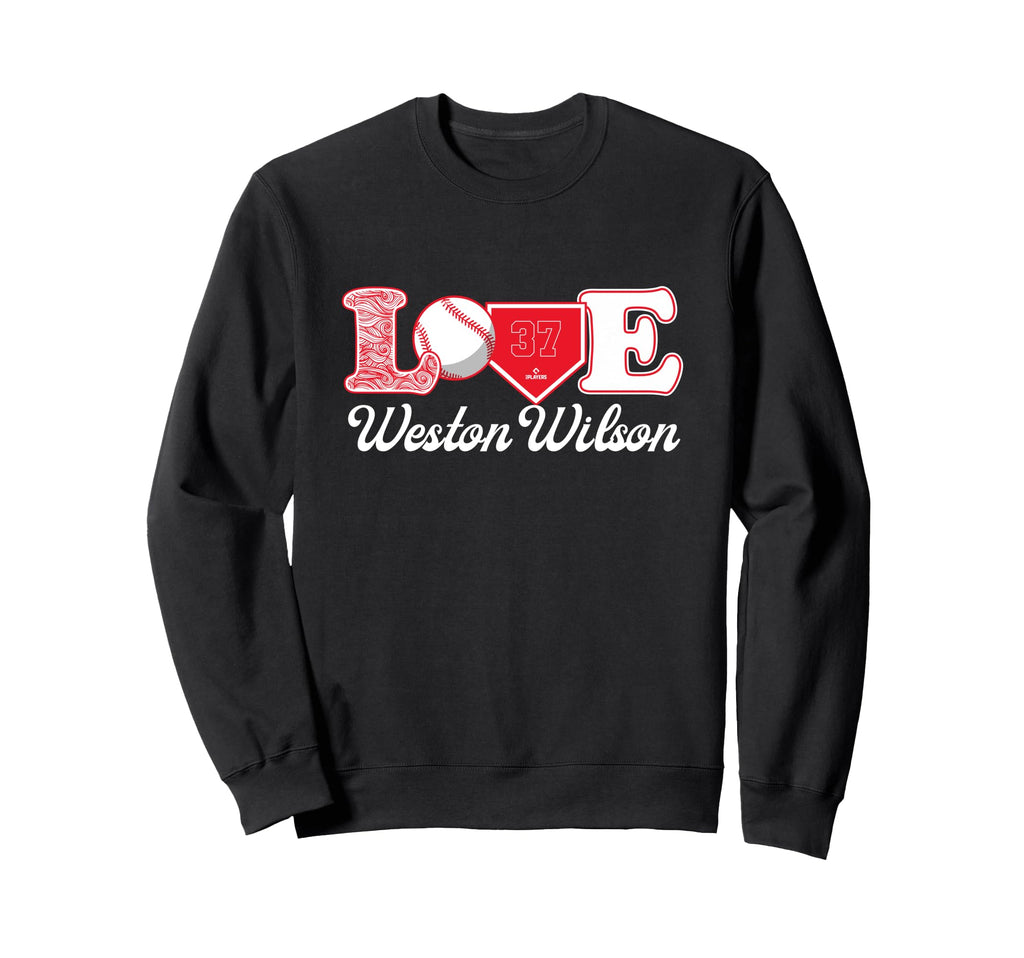Love Weston Wilson Philadelphia Baseball Sweatshirt - Graphic Print Unisex - T-Shirt, Sweatshirt, Hoodie