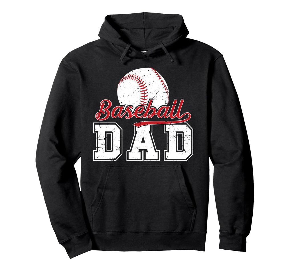 Baseball Dad Baseball Player Dad Baseball Hoodie - Graphic Print Unisex - T-Shirt, Sweatshirt, Hoodie