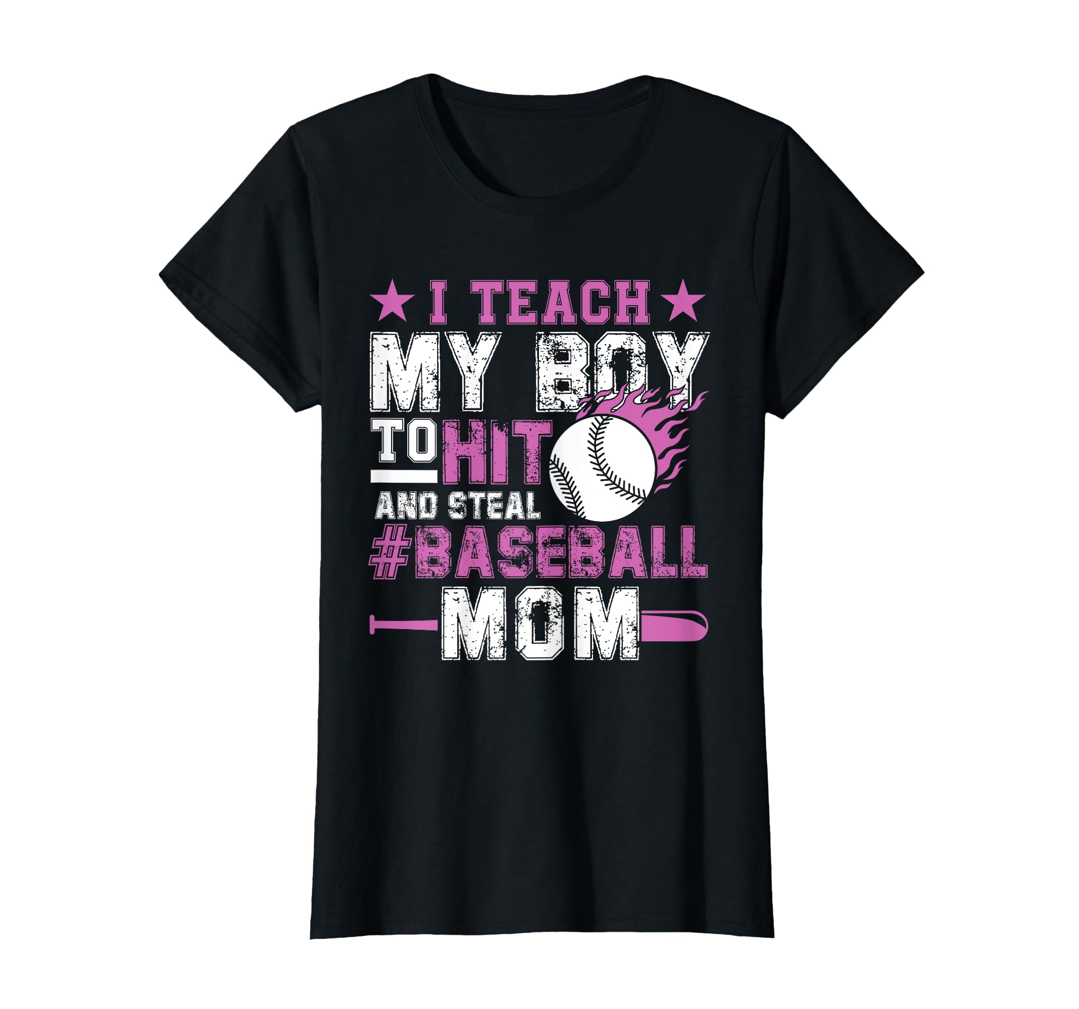 I Teach My To Hit And Steal T-Shirt - Casual Everyday Wear Men Women - T-Shirt, Sweatshirt, Hoodie