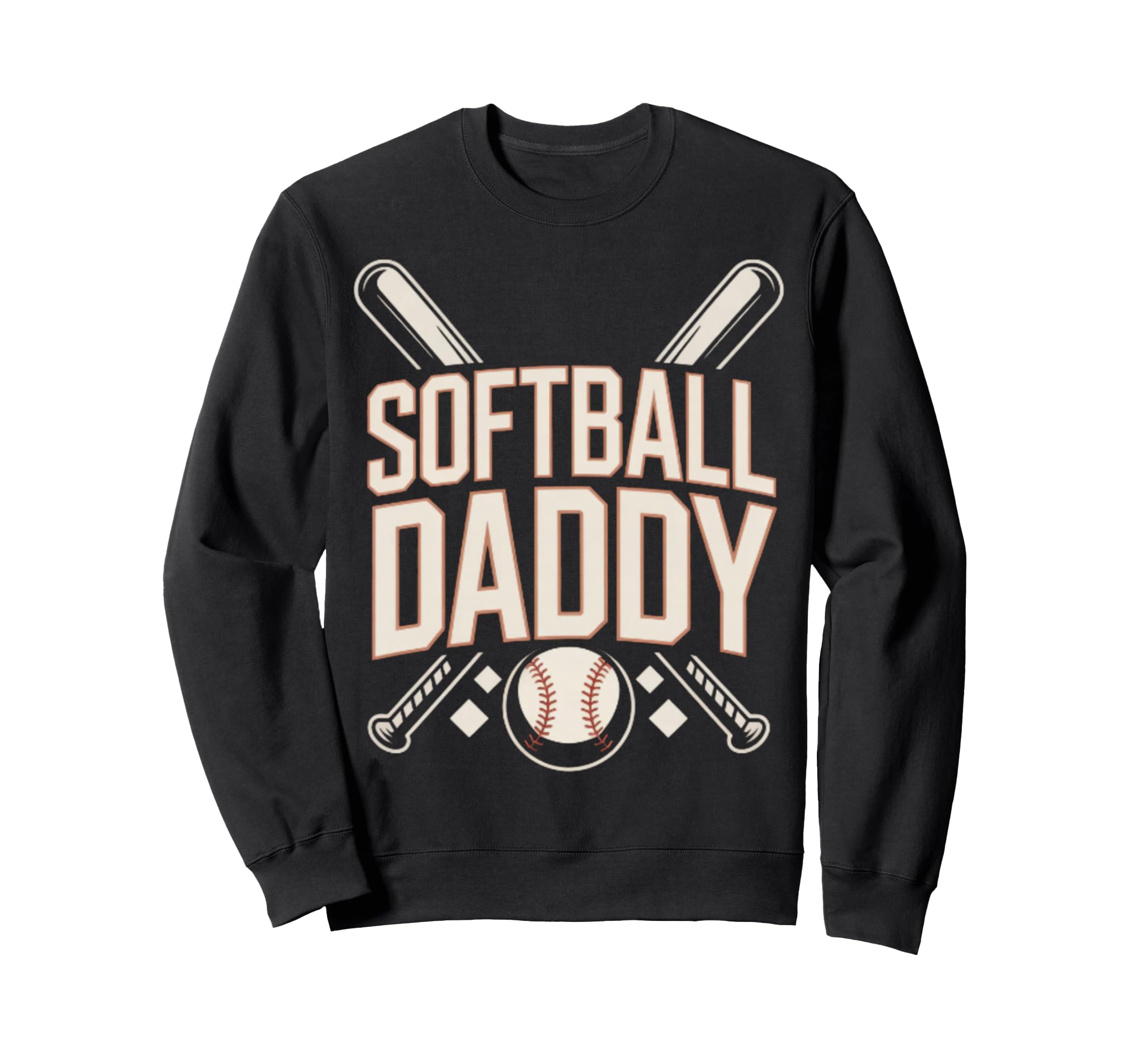I Love Softball Sport Father Dad Mens Sweatshirt - Novelty Apparel Unisex - T-Shirt, Sweatshirt, Hoodie