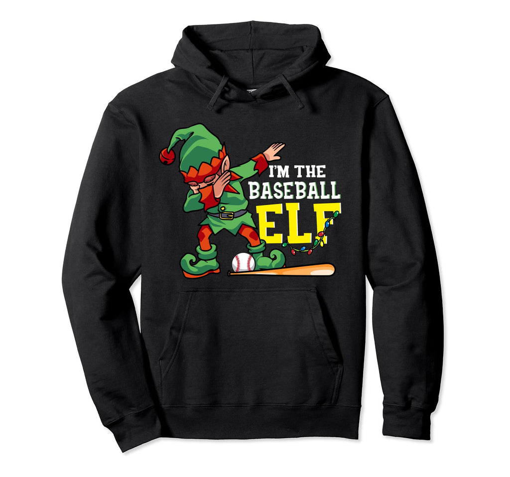 Family Tree Funny Baseball Elf Hoodie - Unique Graphic Men Women - T-Shirt, Sweatshirt, Hoodie