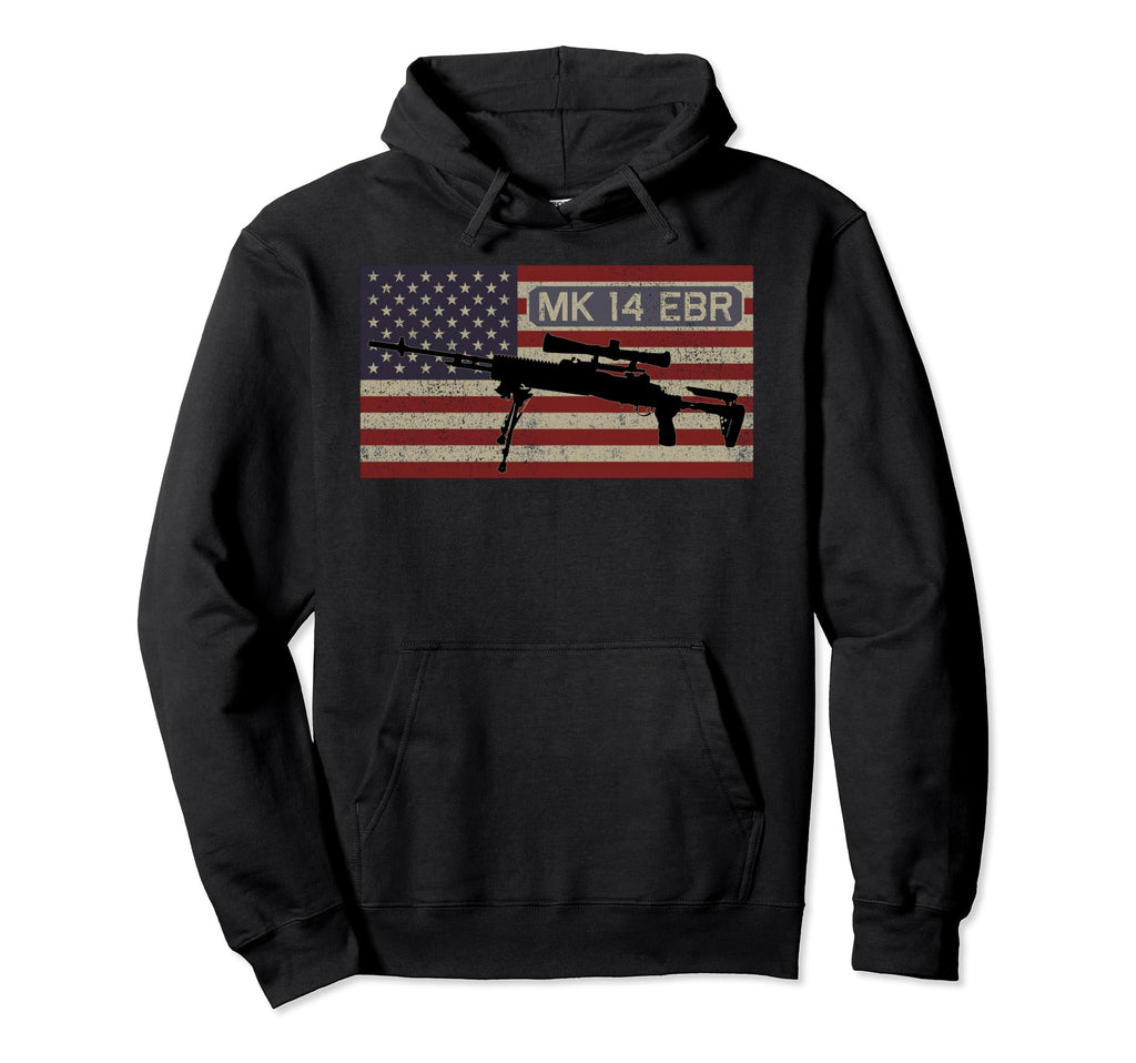 Mk 14 Ebr Enhanced Battle Rifle American Hoodie - Minimalist Print Unisex - T-Shirt, Sweatshirt, Hoodie