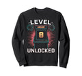 Level 8 Unlocked Video Game 8Th Sweatshirt - Custom Art Print for Adults - T-Shirt, Sweatshirt, Hoodie
