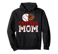 Baseball Catcher Mom Baseball Catcher Hoodie - Trendy Graphic for Adults - T-Shirt, Sweatshirt, Hoodie