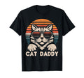Cat Daddy Sunglasses Sunset Fur Dad Papa T-Shirt - Novelty Apparel Unisex - T-Shirt, Sweatshirt, Hoodie
