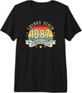 Legend Simple Born in 1987 Birthday Gift Ideas - Adult & Kids T-Shirts, Sweatshirts & Hoodies apparel design preview 1