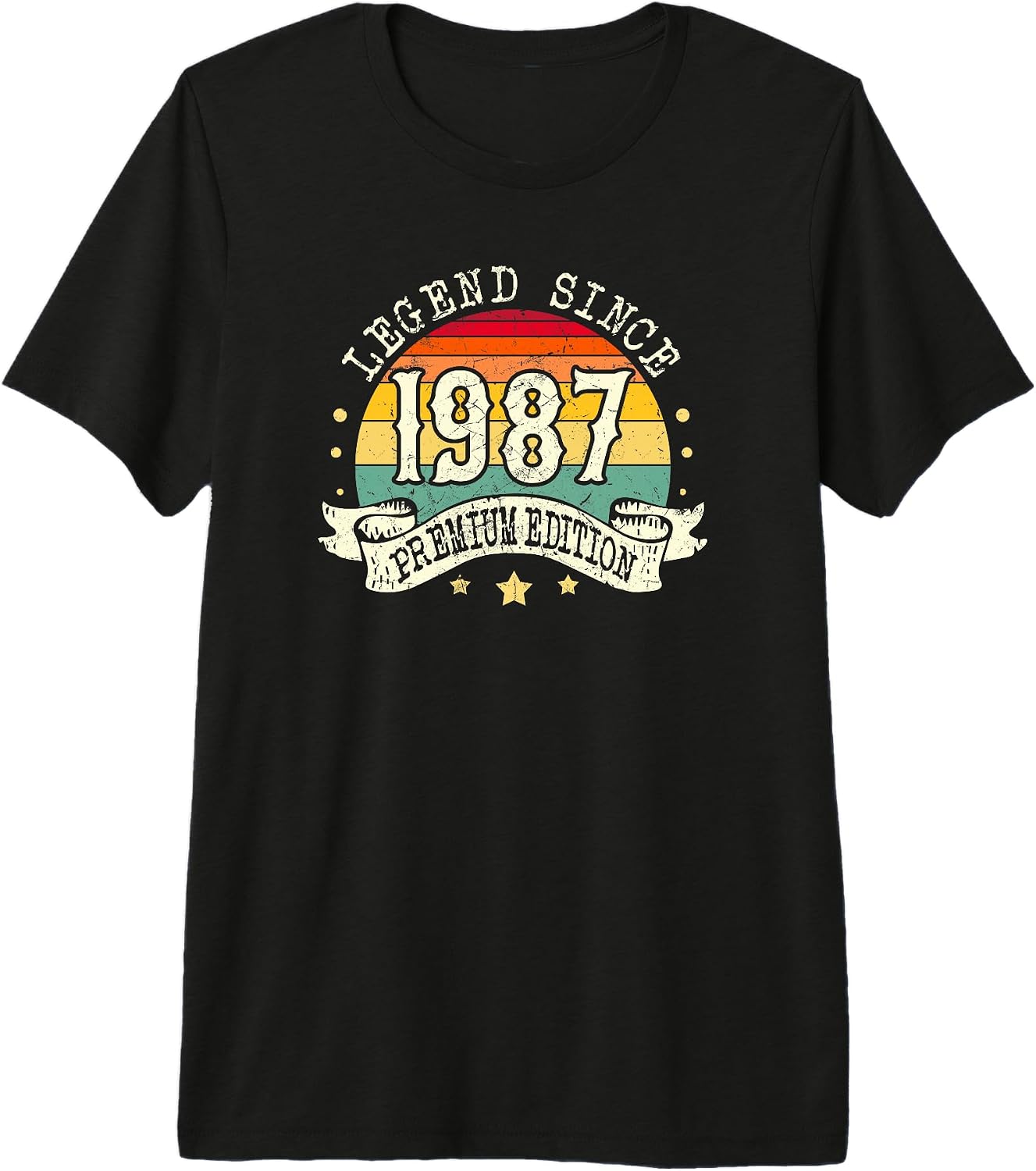 Legend Simple Born in 1987 Birthday Gift Ideas - Adult & Kids T-Shirts, Sweatshirts & Hoodies apparel design preview 1