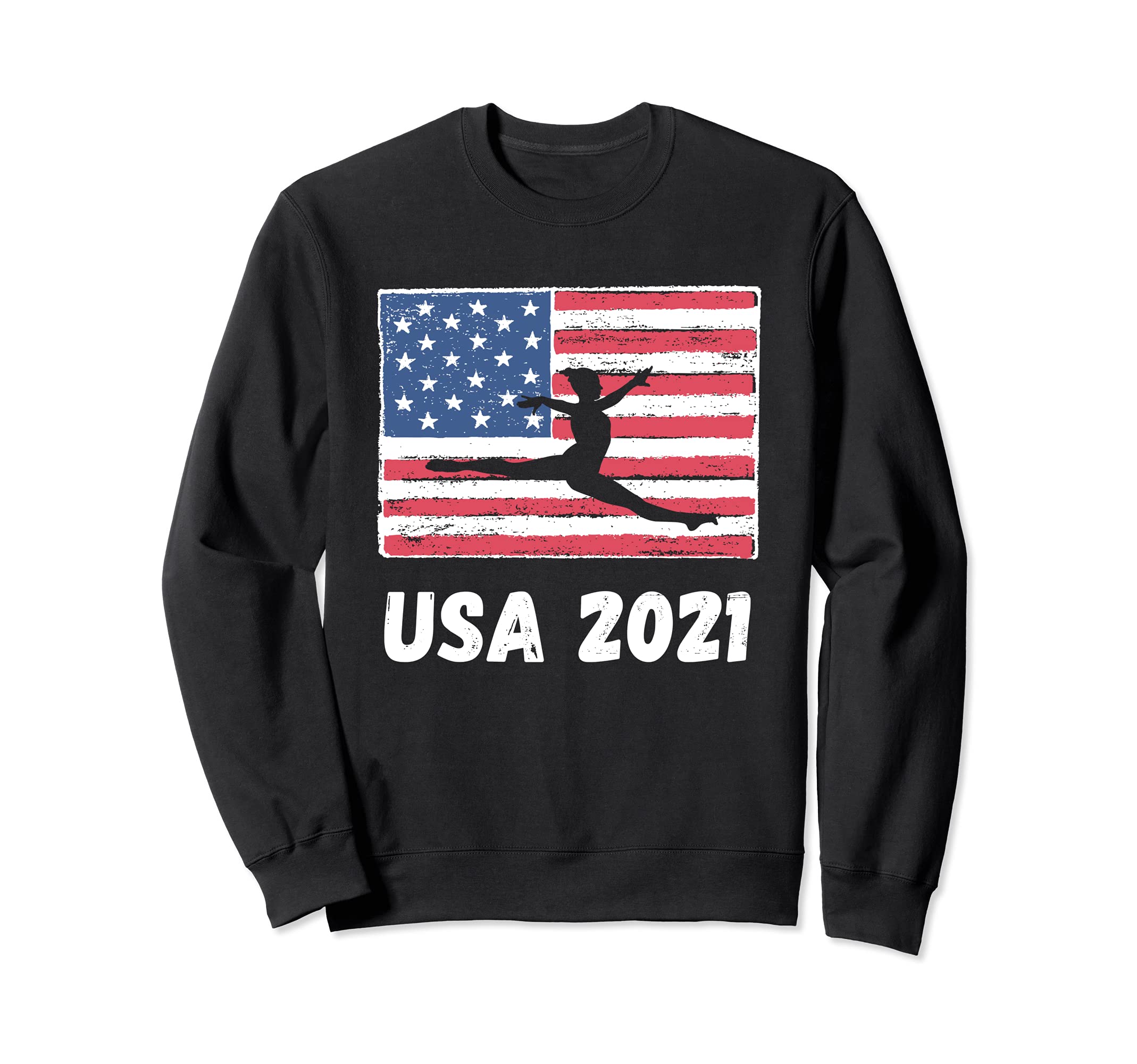 Usa 2021 Gymnastics Dance Sweatshirt - Streetwear Style for Adults - T-Shirt, Sweatshirt, Hoodie