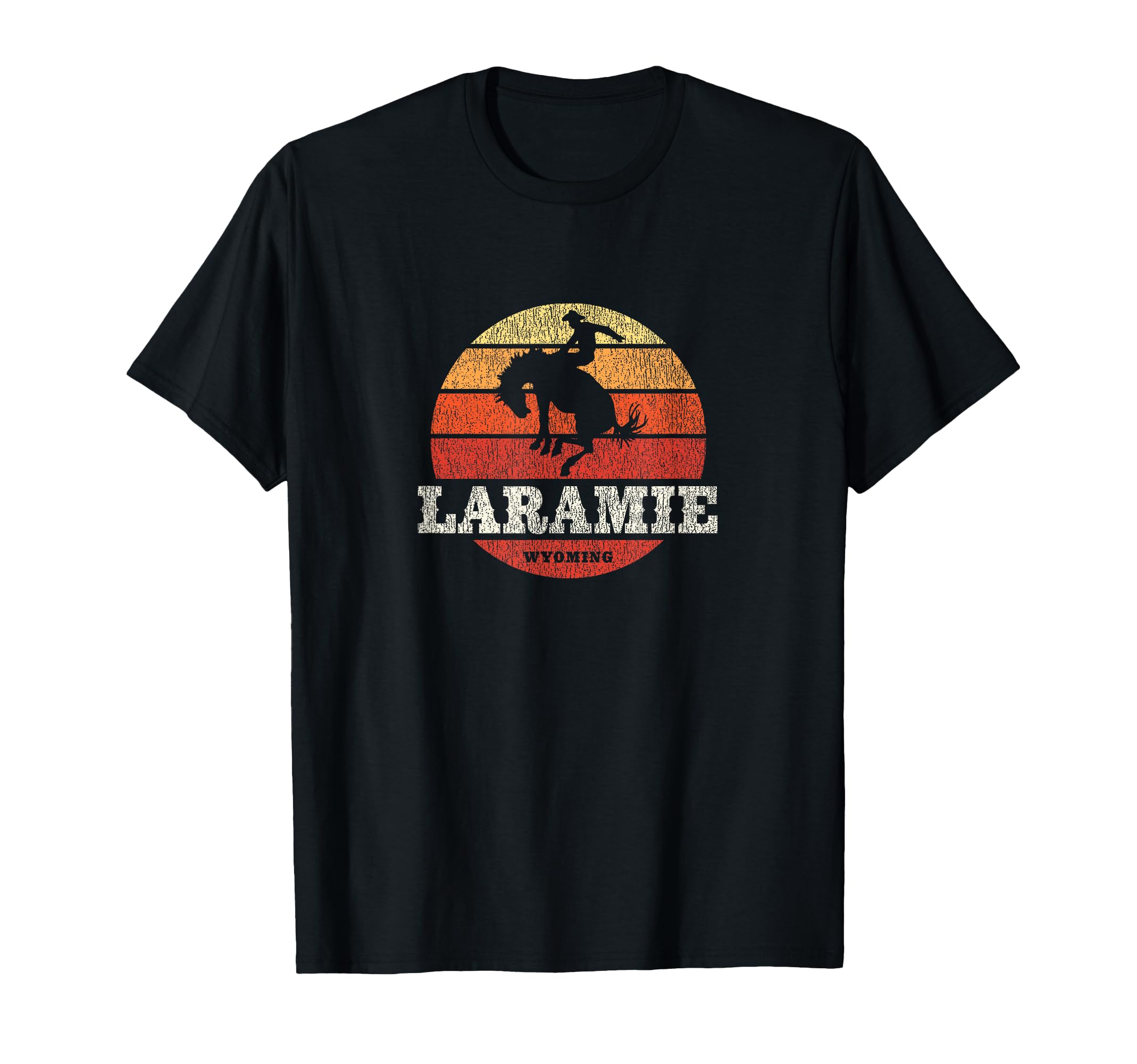 Laramie Wy Country Western T-Shirt - Fun Novelty Design for Adults - T-Shirt, Sweatshirt, Hoodie
