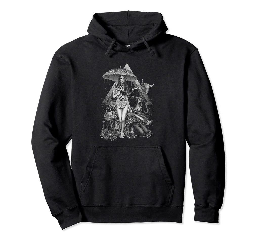 Aesthetic Horror Alt Soft Grunge Hoodie - Casual Everyday Wear Men Women - T-Shirt, Sweatshirt, Hoodie