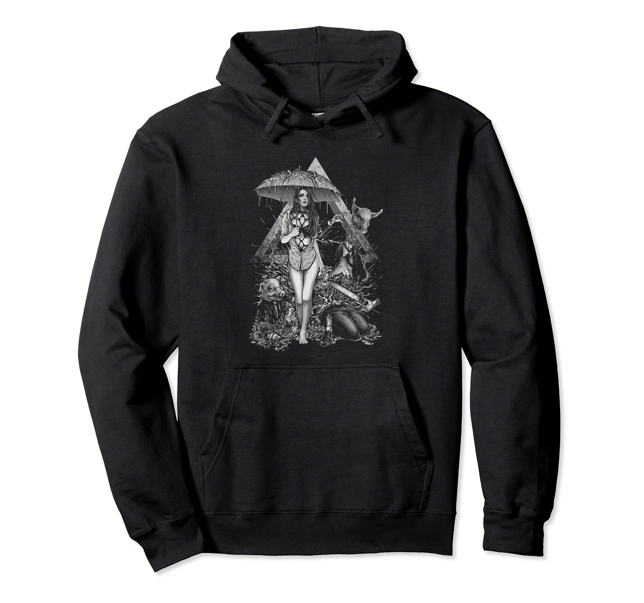 Aesthetic Horror Alt Soft Grunge Hoodie - Casual Everyday Wear Men Women - T-Shirt, Sweatshirt, Hoodie