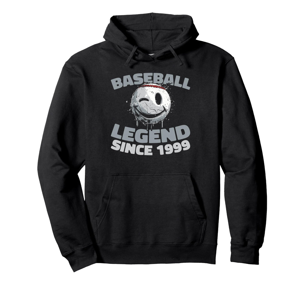 Born 1999 Baseball Baseballer Team Hoodie - Casual Everyday Wear Men Women - T-Shirt, Sweatshirt, Hoodie