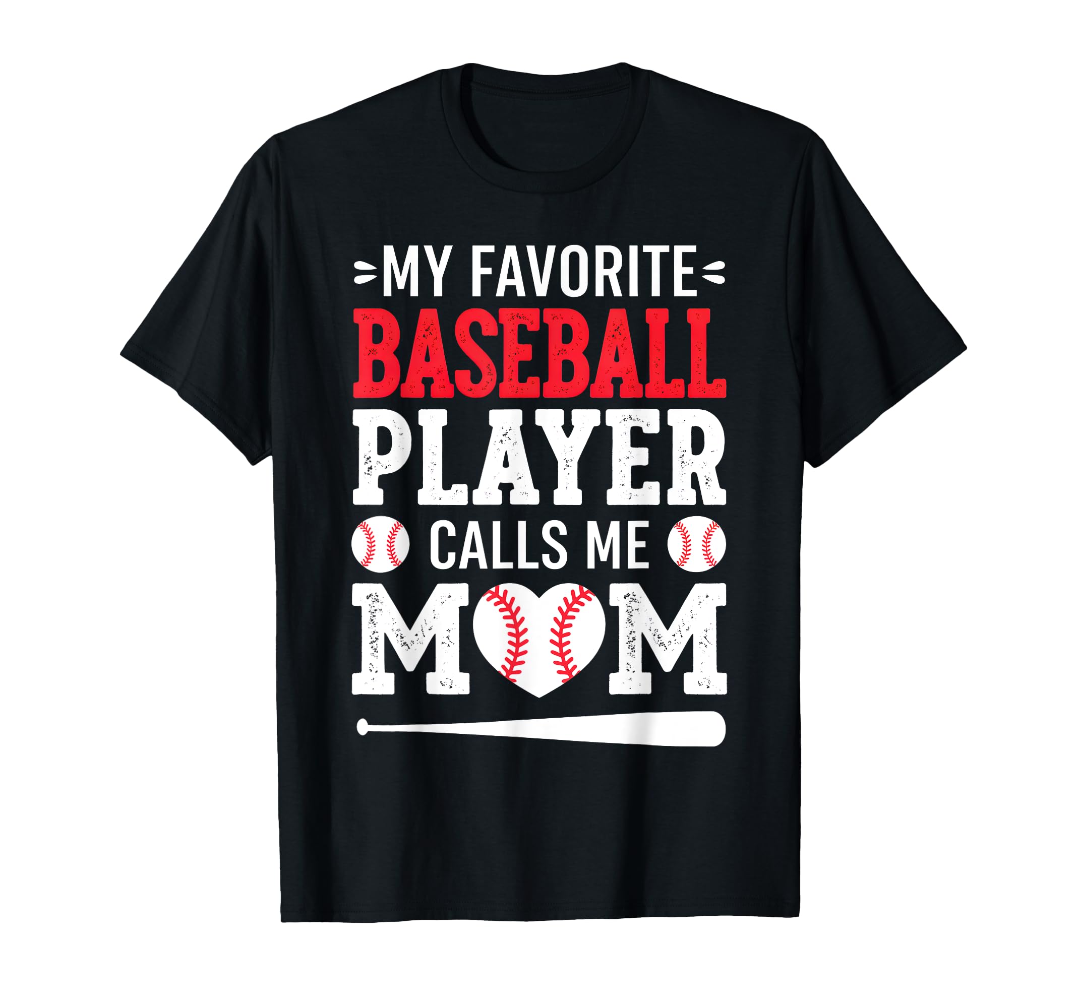 My Favorite Baseball Player Calls Me T-Shirt - Minimalist Print for Adults - T-Shirt, Sweatshirt, Hoodie