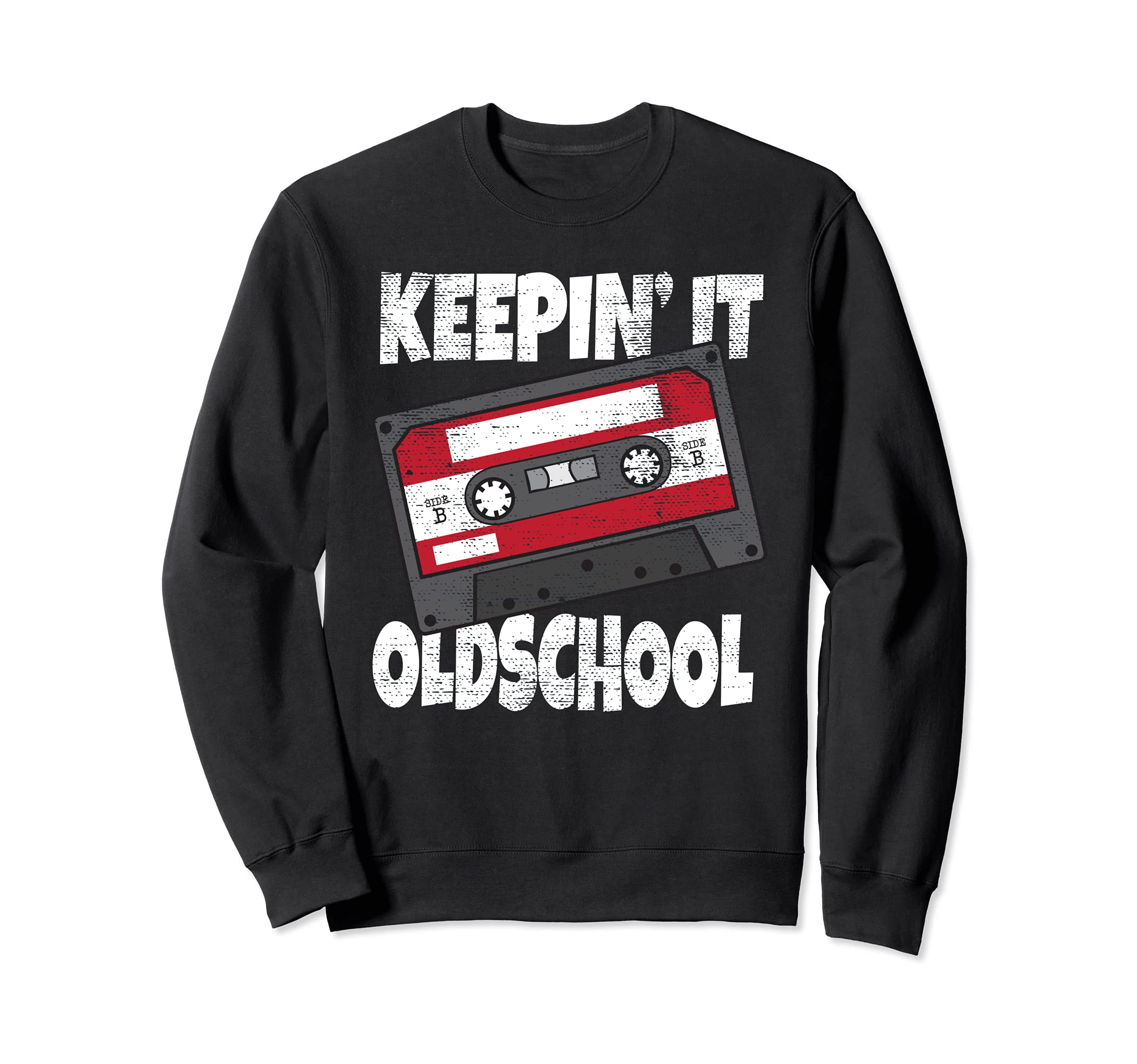 Funny Old School 80S 90S Hip Hop Sweatshirt - Minimalist Print Men Women - T-Shirt, Sweatshirt, Hoodie