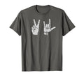 Peace And Love Asl T-Shirt - Fun Novelty Design Men Women - T-Shirt, Sweatshirt, Hoodie