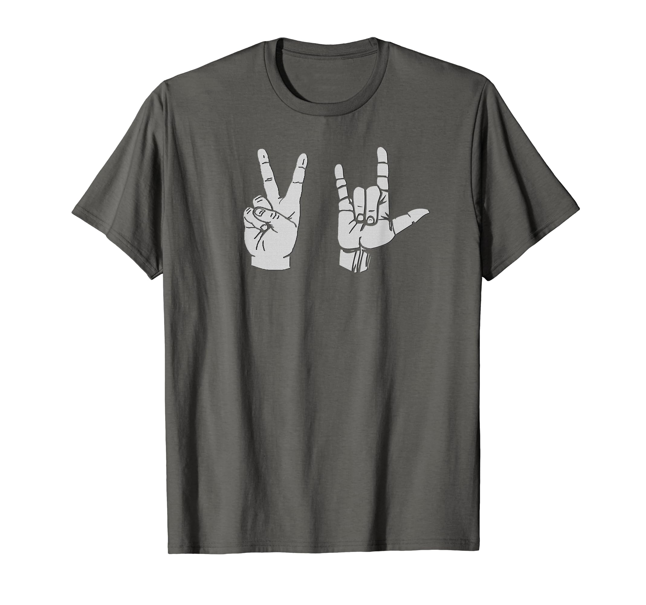 Peace And Love Asl T-Shirt - Fun Novelty Design Men Women - T-Shirt, Sweatshirt, Hoodie