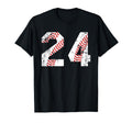 Baseball 24 Jersey Number T-Shirt - Trendy Graphic Men Women - T-Shirt, Sweatshirt, Hoodie
