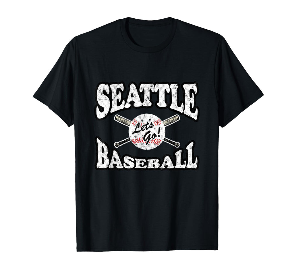 Seattle Baseball Distressed T-Shirt - Aesthetic Graphic Unisex - T-Shirt, Sweatshirt, Hoodie