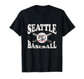 Seattle Baseball Distressed T-Shirt - Aesthetic Graphic Unisex - T-Shirt, Sweatshirt, Hoodie