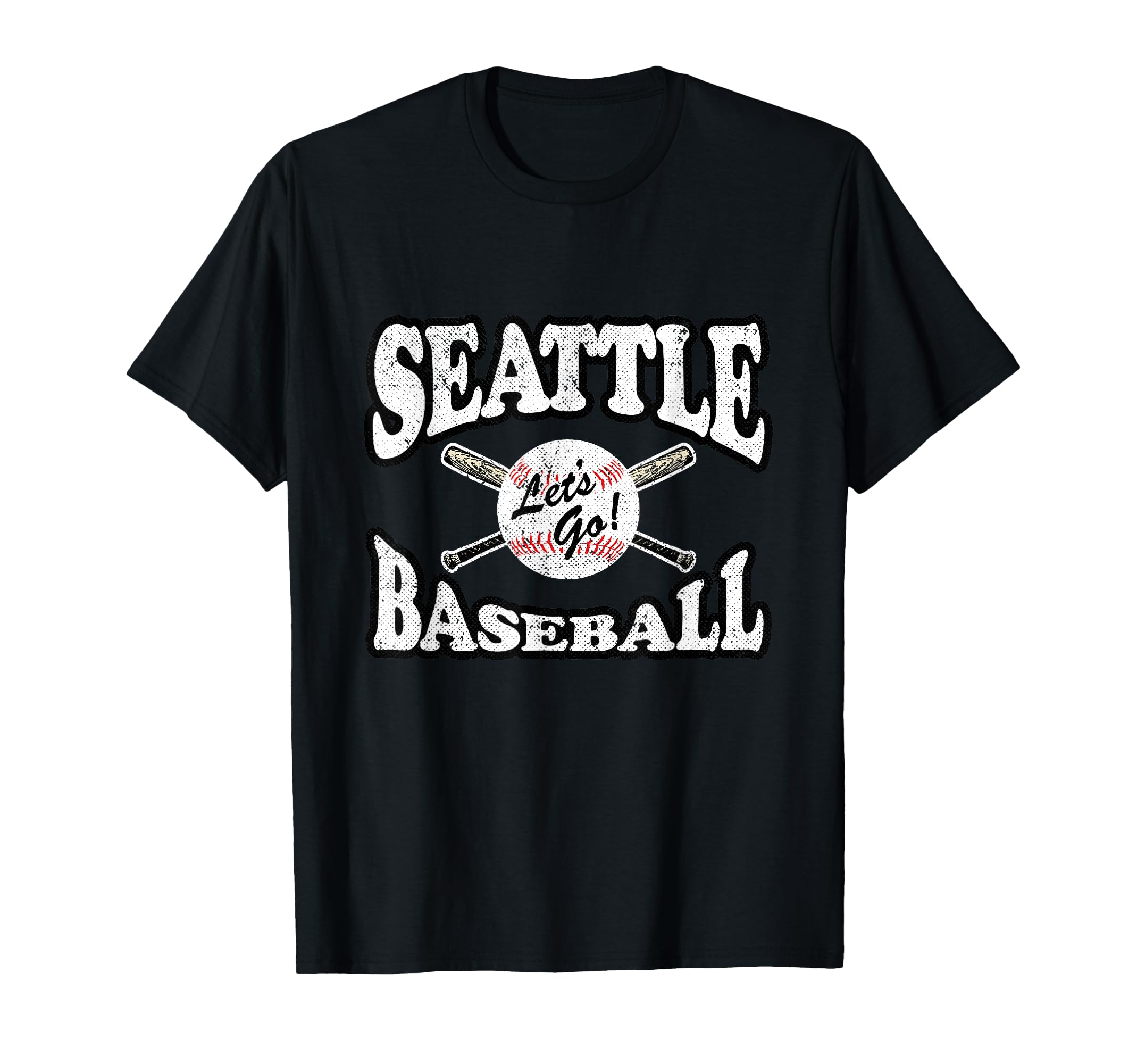 Seattle Baseball Distressed T-Shirt - Aesthetic Graphic Unisex - T-Shirt, Sweatshirt, Hoodie