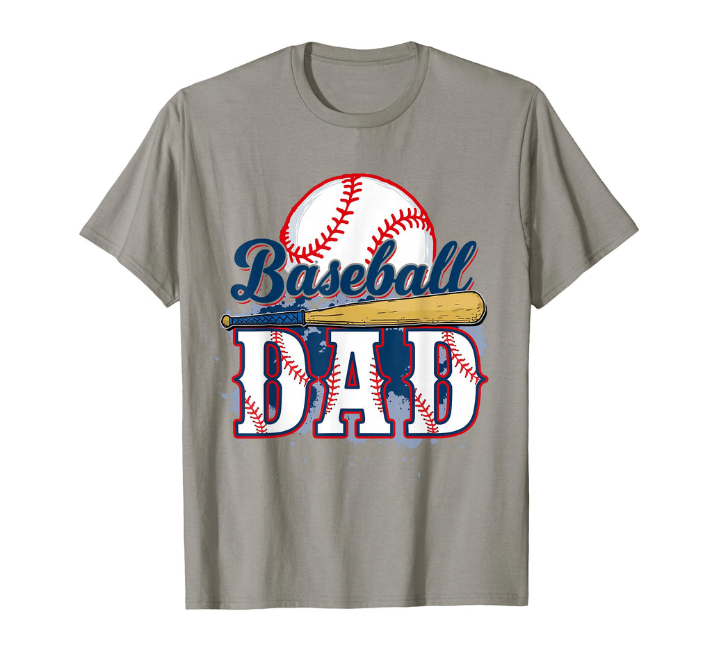 Baseball Dad Fathers Day Game Day Sport T-Shirt - Graphic Print Men Women - T-Shirt, Sweatshirt, Hoodie