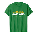 Oakland Baseball City Skyline T-Shirt - Fun Novelty Design for Adults - T-Shirt, Sweatshirt, Hoodie