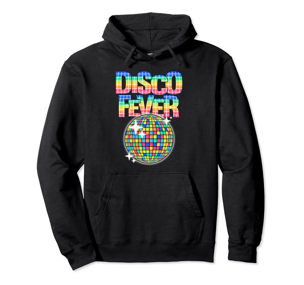 Disco Ball Themed Disco Fever Dancing Hoodie - Trendy Graphic for Adults - T-Shirt, Sweatshirt, Hoodie