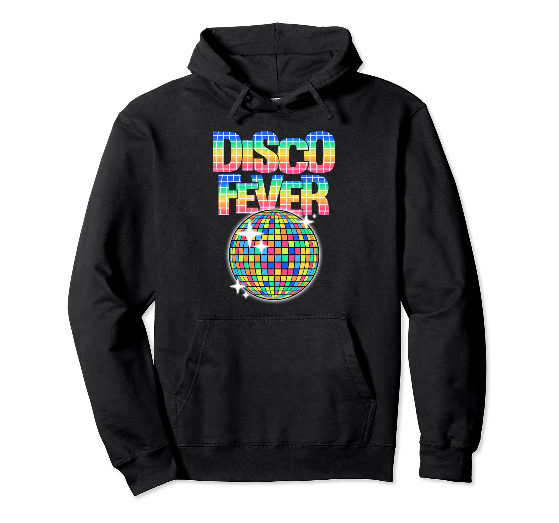 Disco Ball Themed Disco Fever Dancing Hoodie - Trendy Graphic for Adults - T-Shirt, Sweatshirt, Hoodie