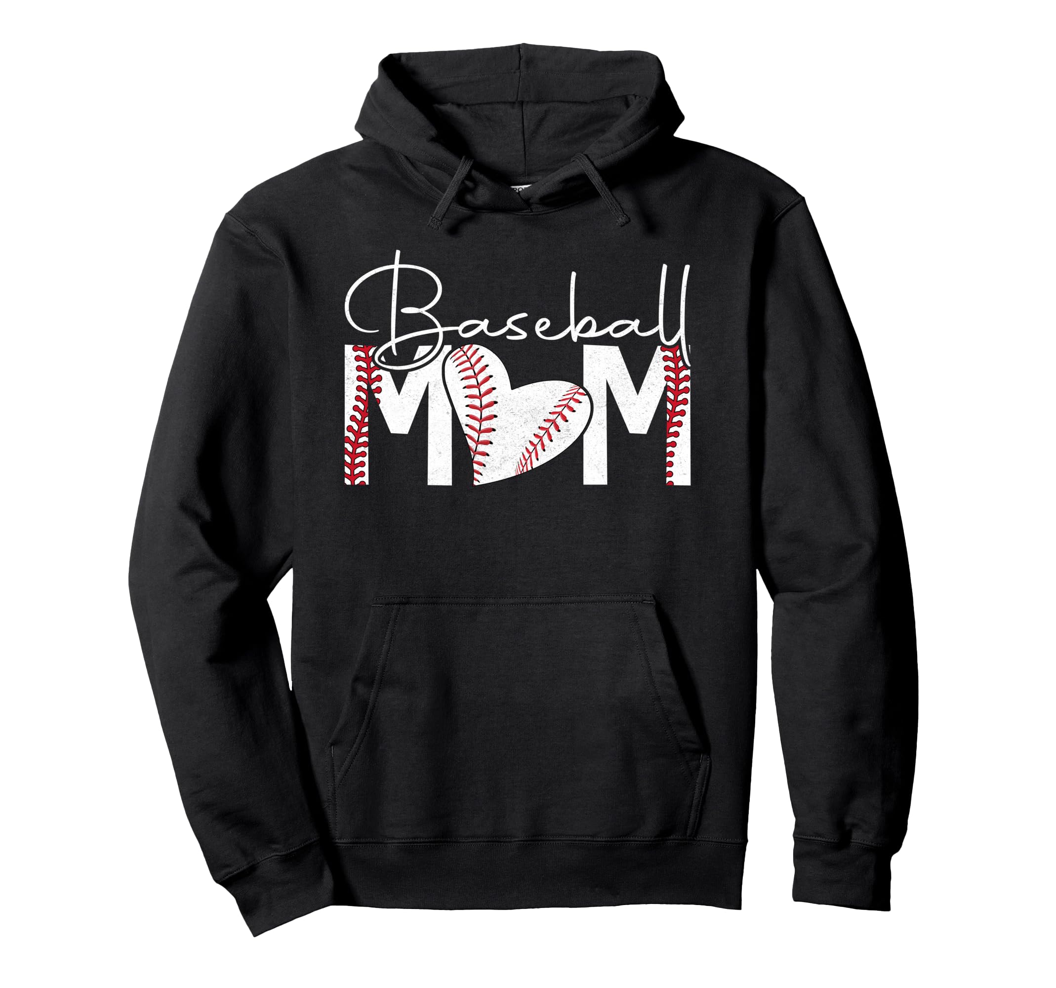 Baseball Mom Mama Happy Mothers Day Hoodie - Trendy Graphic Men Women - T-Shirt, Sweatshirt, Hoodie